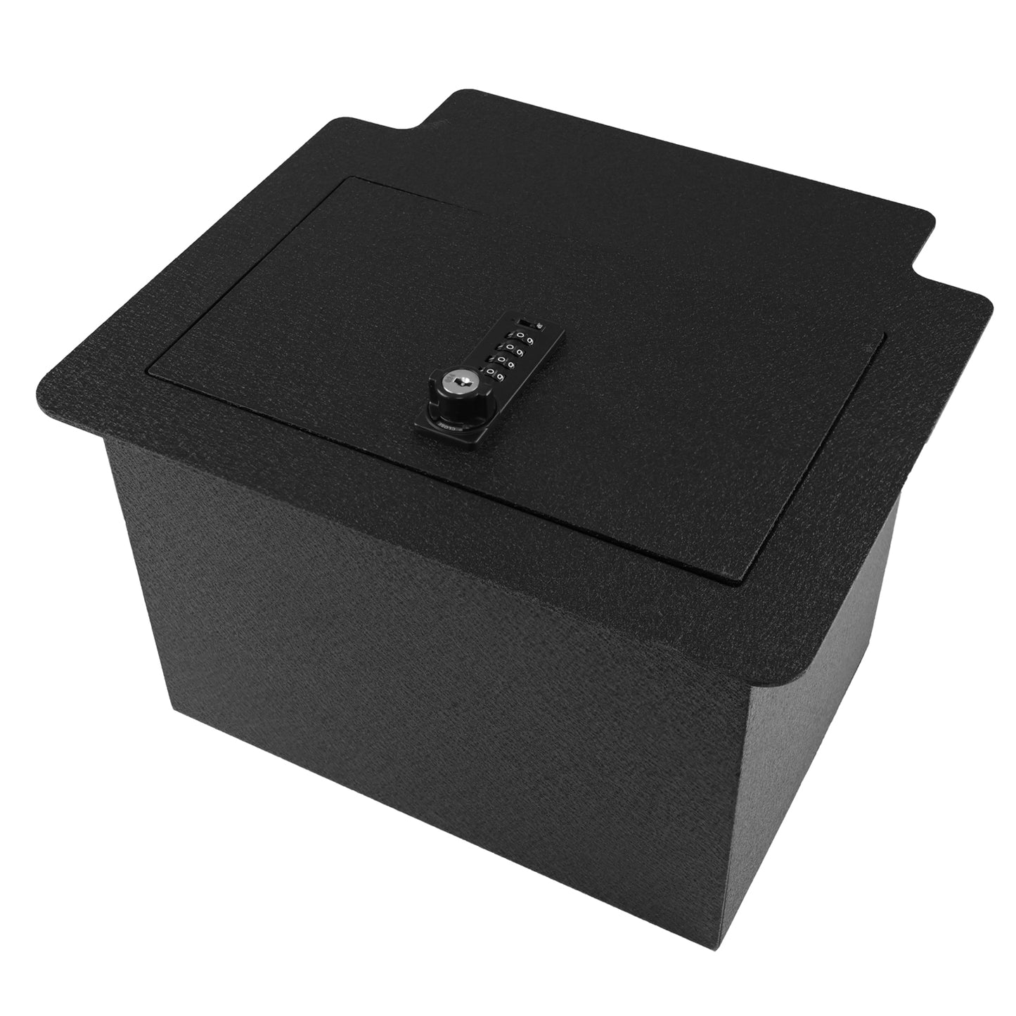 Pro Center Console Safe Gun Safe for 2021-2025 Chevrolet Suburban/Tahoe GMC Yukon Denali and Yukon/Yukon XL Console Safe, 4-Digit Combo Lock with Key