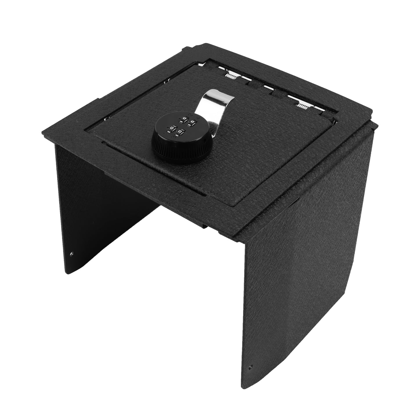 Center Console Gun Safe for 2025-2026 Ford Bronco [4 Door Automatic Transmission], 4-Digit Combo Lock