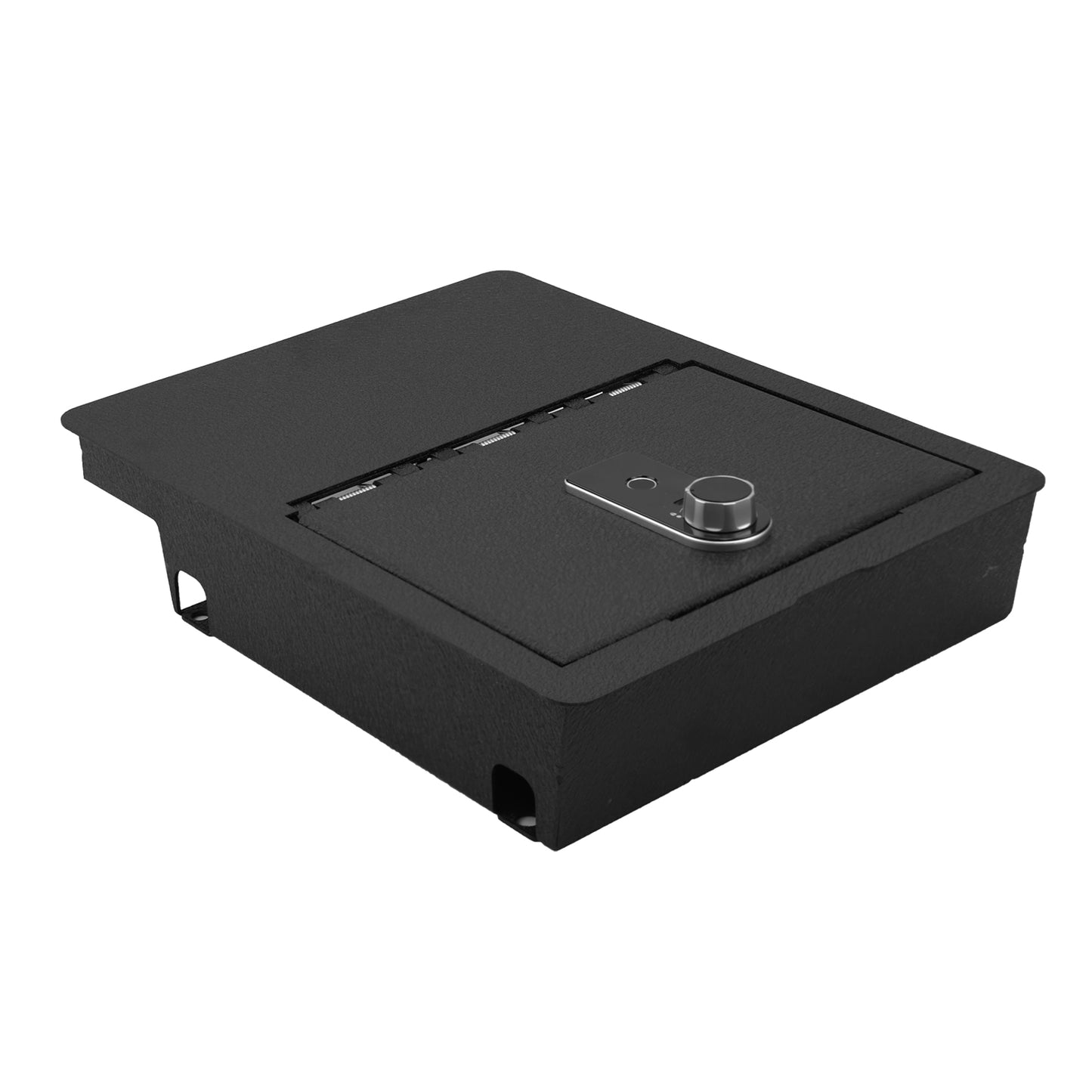 Underseat Console Gun Safe for 2006-2019 Dodge Ram 1500/2500/3500, Fingerprint Lock with Key