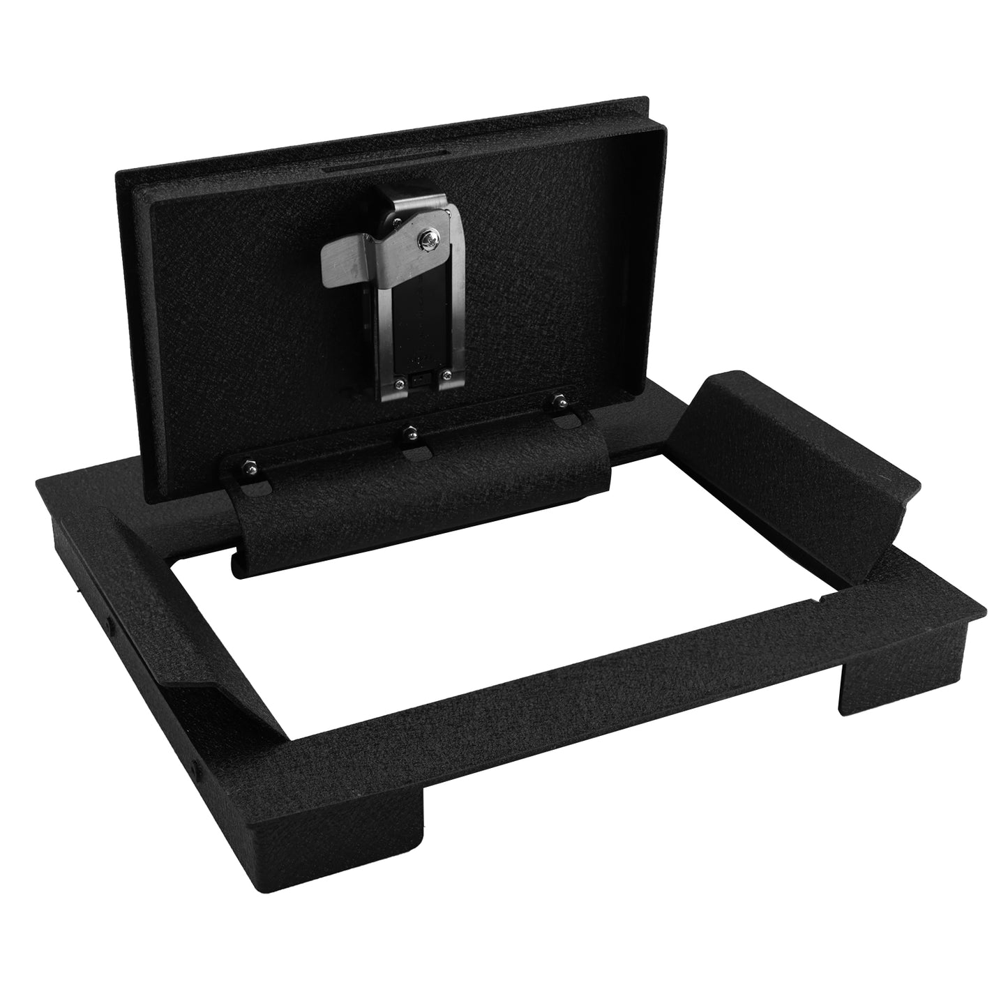 Pro Center Console Gun Safe for 2023-2026 Ford F250/F350/F450 Super Duty, Fingerprint Lock with Key