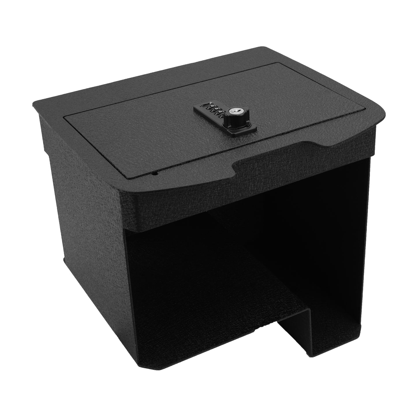 Pro Center Console Gun Safe for 2007-2013 Chevrolet Silverado 1500, 4-Digit Combination Lock with Key