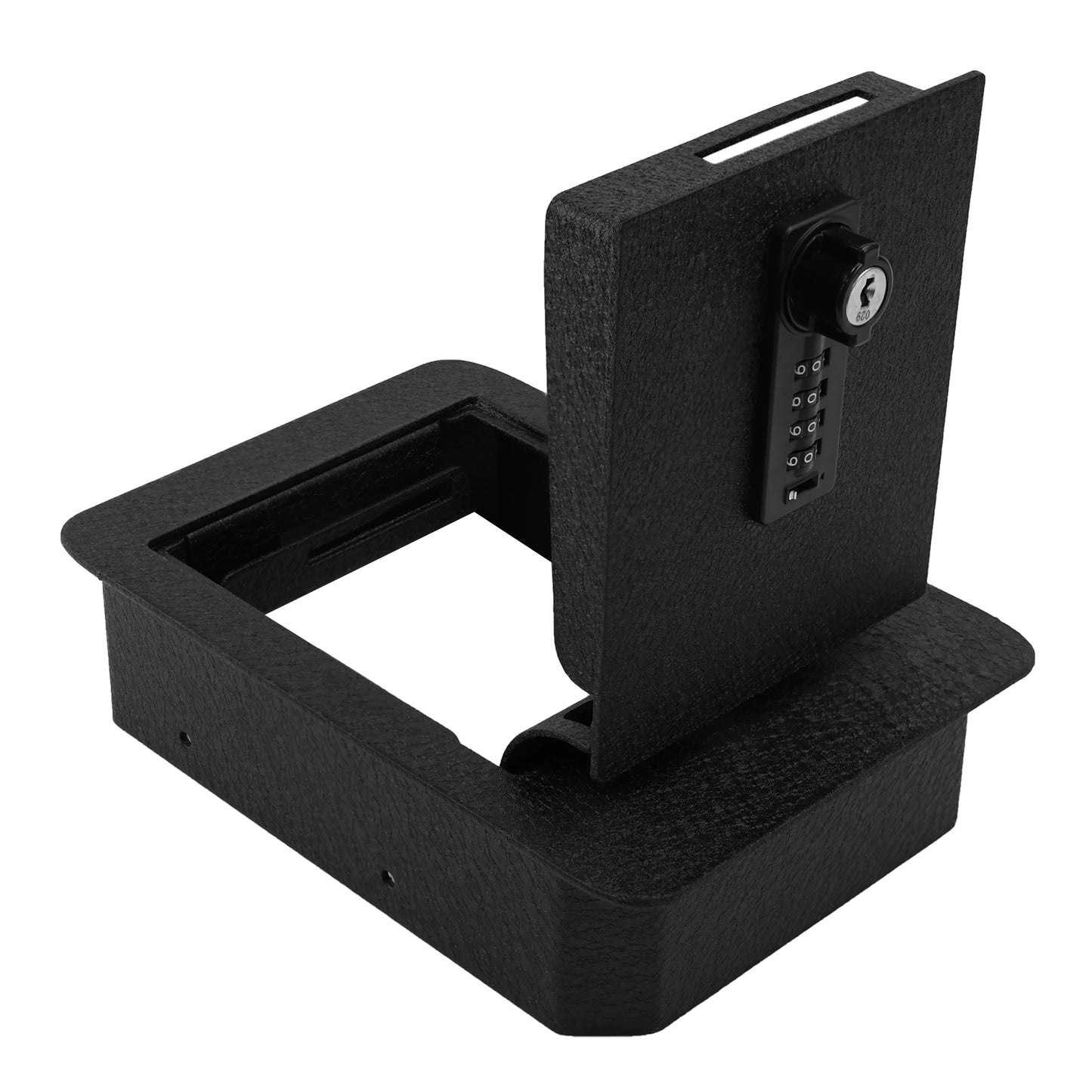 Pro Center Console Gun Safe for 2024-2025 Hyundai Santafe, 4-Digit Combination Lock with Key