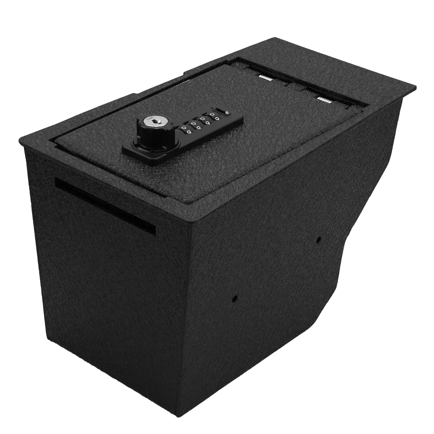 Center Console Safe for 2020-2026 Cadillac XT5/XT6, 4-Digit Combination Lock with Key