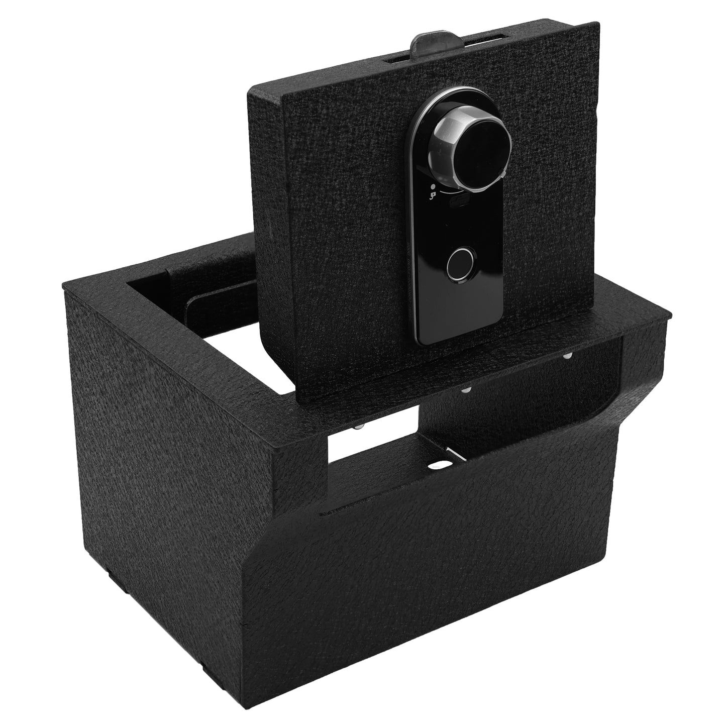 Center Console Gun Safe for 2025 Toyota 4Runner, Fingerprint Lock with Key