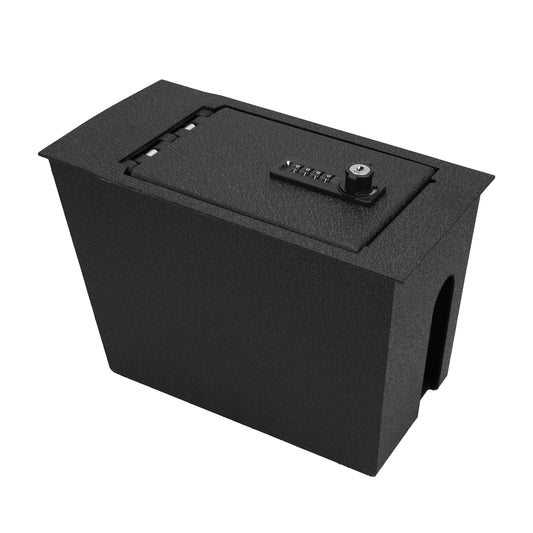 Center Console Gun Safe for 2012-2017 Toyota Camry, 4-Digit Combination Lock with Key