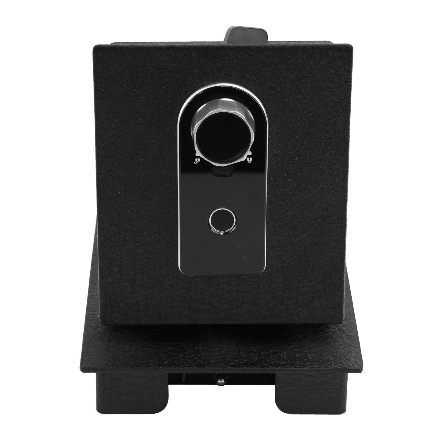 Pro Center Console Gun Safe for 2023-2026 Benz GLC, Fingerprint Lock with Key