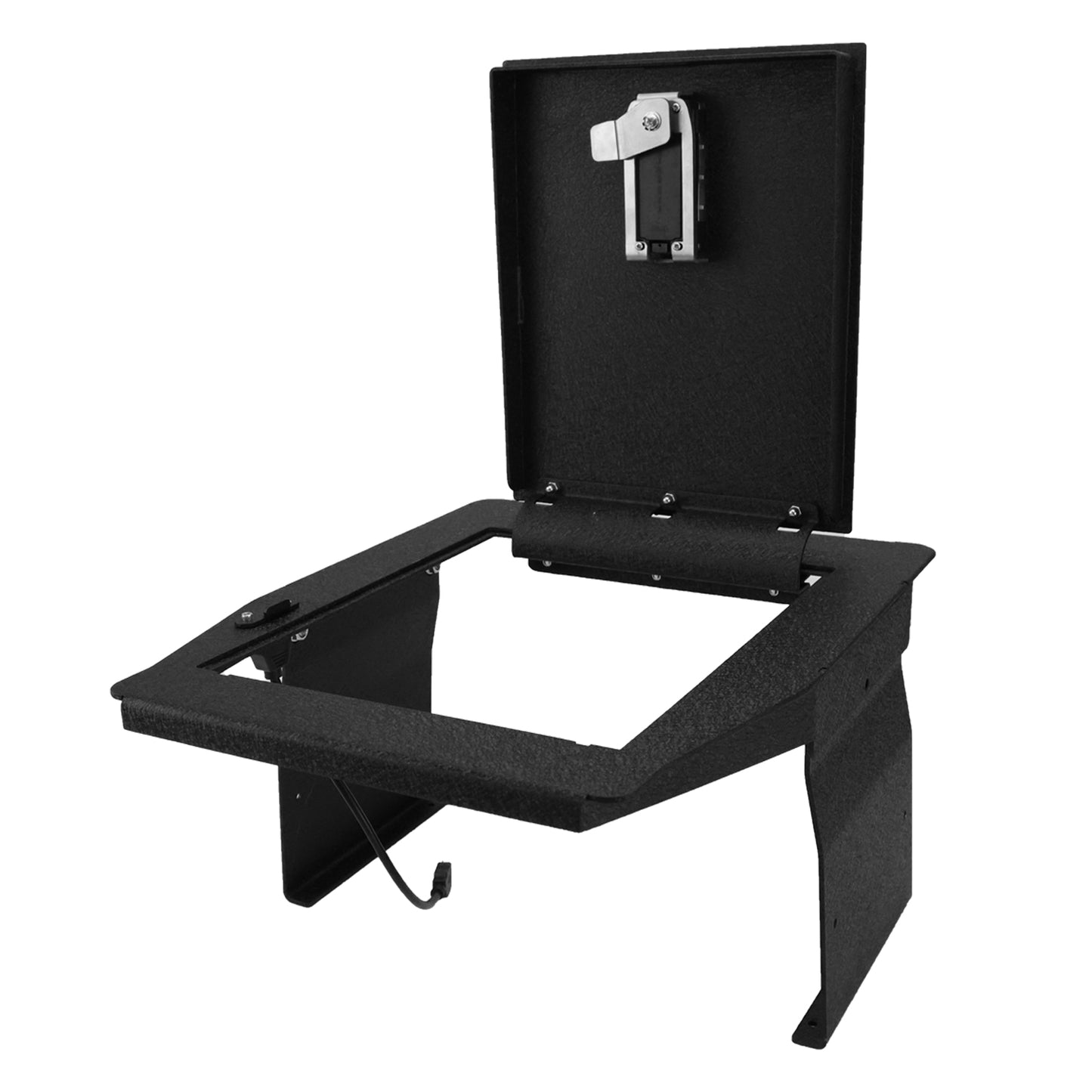 Pro Center Console Safe Gun Safe for 2015-2020 Ford F150, 2017-2022 Ford 250/350/450 Super Duty, 2018-2024 Ford Expedition With Full Floor Console Model, Fingerprint Lock with Key