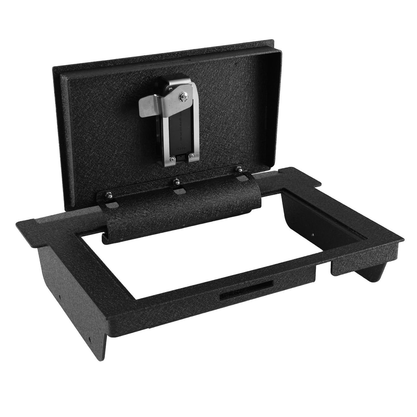 Pro Center Console Safe Gun Safe for 2021-2024 RAM TRX, 2022-2025 RAM GT, 2025 Dodge Ram RHO ,Fingerprint Lock with Key