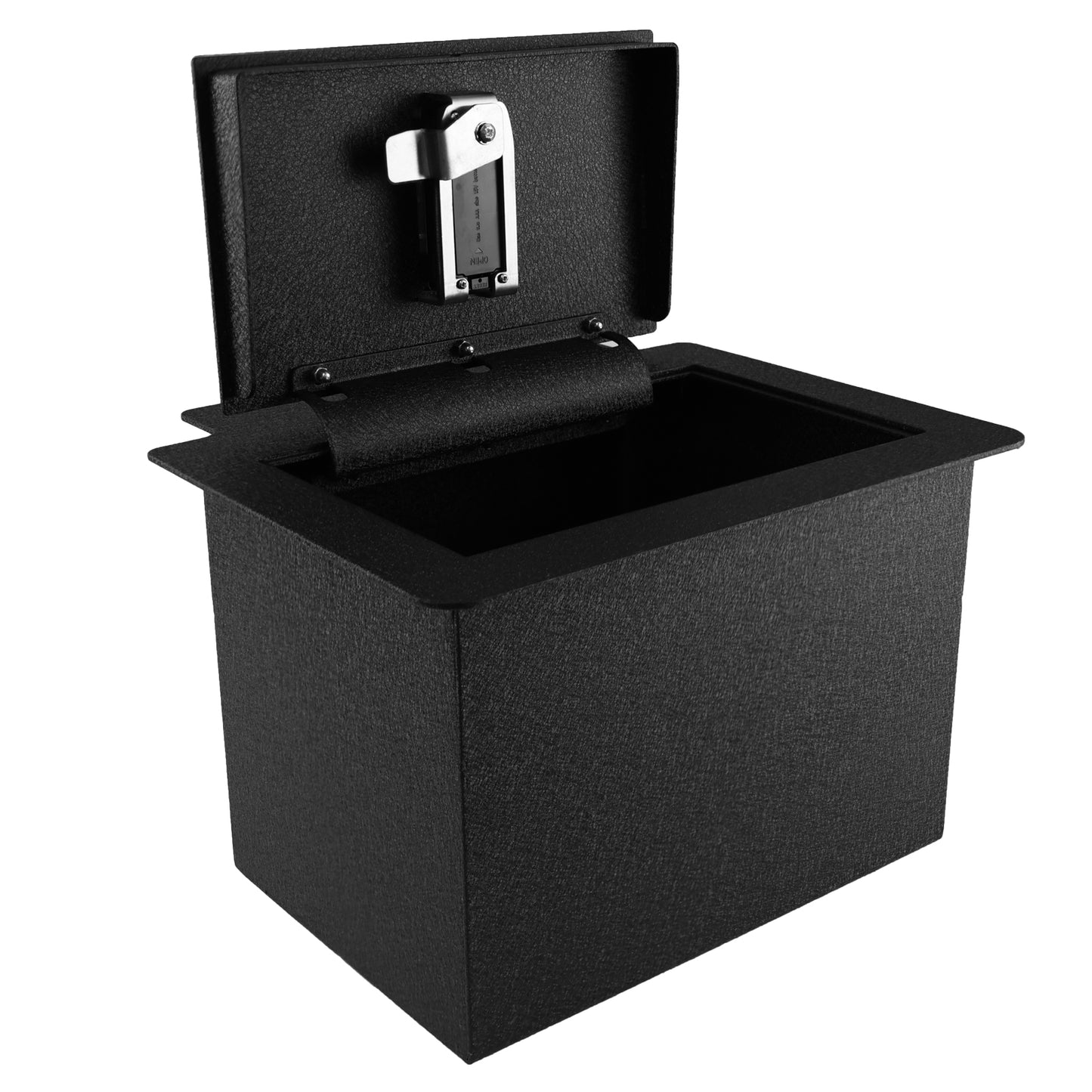 Pro Center Console Safe Gun Safe for 2021-2025 Chevrolet Suburban/Tahoe GMC Yukon Denali and Yukon/Yukon XL Console Safe, Fingerprint Lock with Key