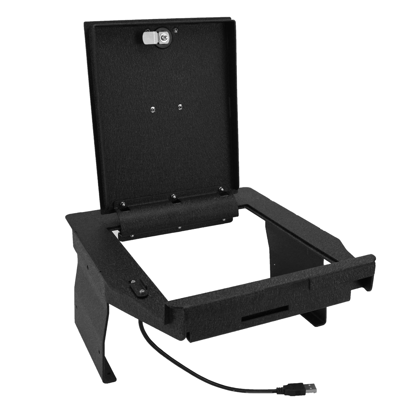 Pro Center Console Safe Gun Safe for 2021-2024 Ford F-150 and 2021-2024 Ford F-150 Lightning, Electronic Number Lock