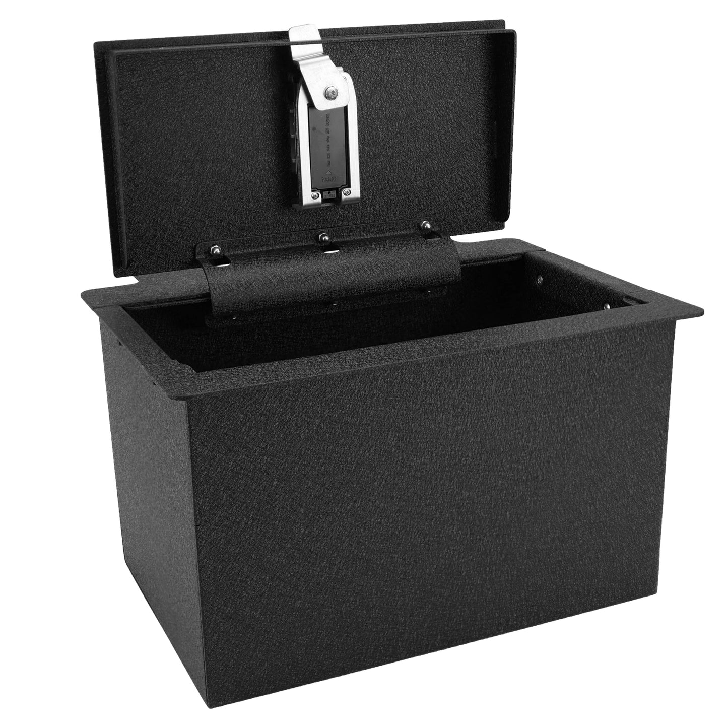 Pro Center Console Safe Gun Safe for 2019-2022 Chevy Silverado 1500 / GMC Sierra 1500, Fingerprint Lock with Key