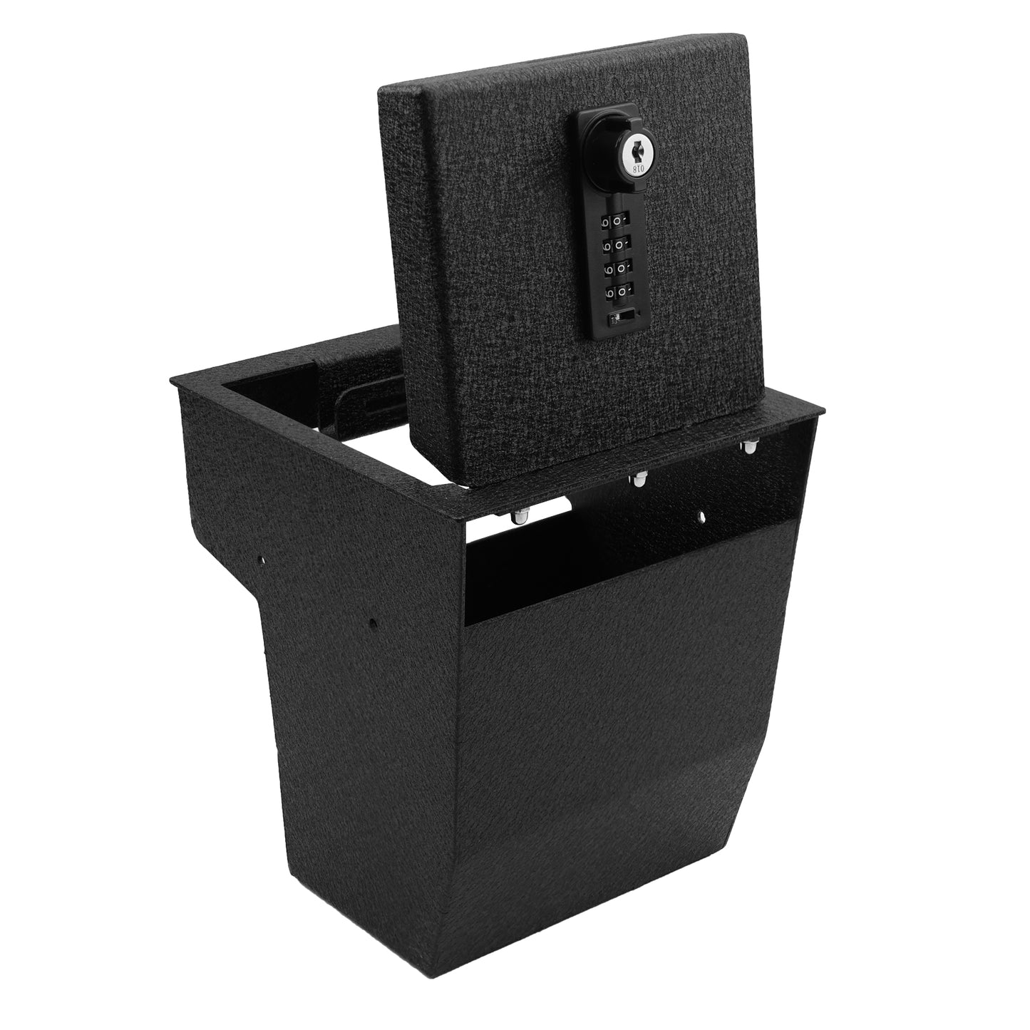 Center Console Gun Safe for 2018-2025 Mazda CX-5, 4-Digit Combination Lock with Key