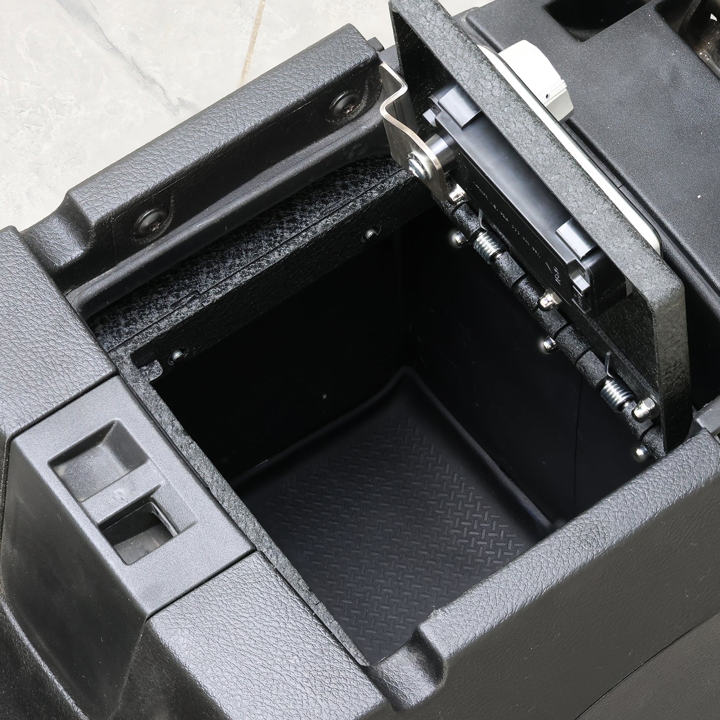 Caja fuerte para consola central para Jeep Wrangler JK 2011-2017, cerradura de huella digital con llave