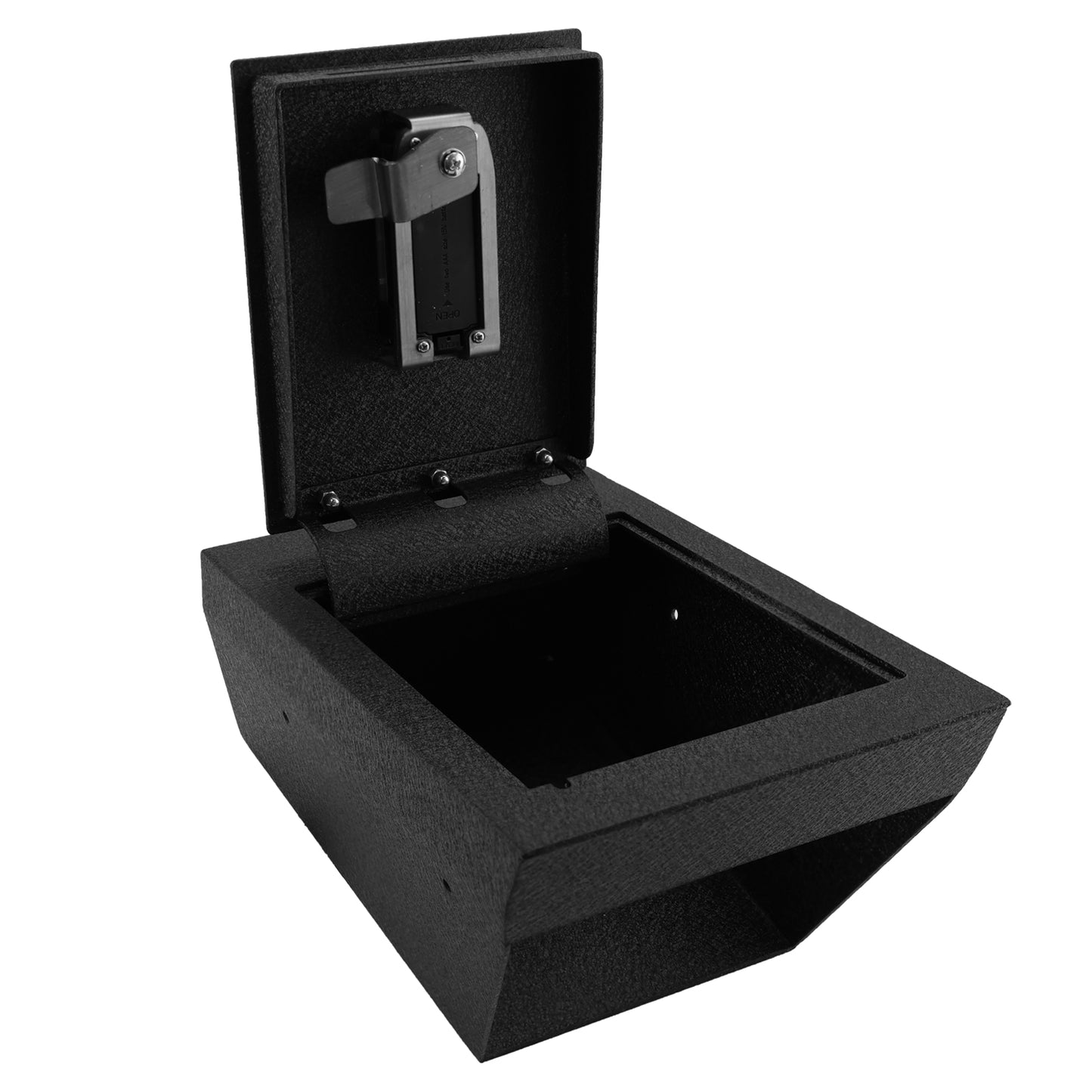 Pro Center Console Safe Gun Safe for 2021-2025 Tesla Model X and Model S, Fingerprint Lock with Key