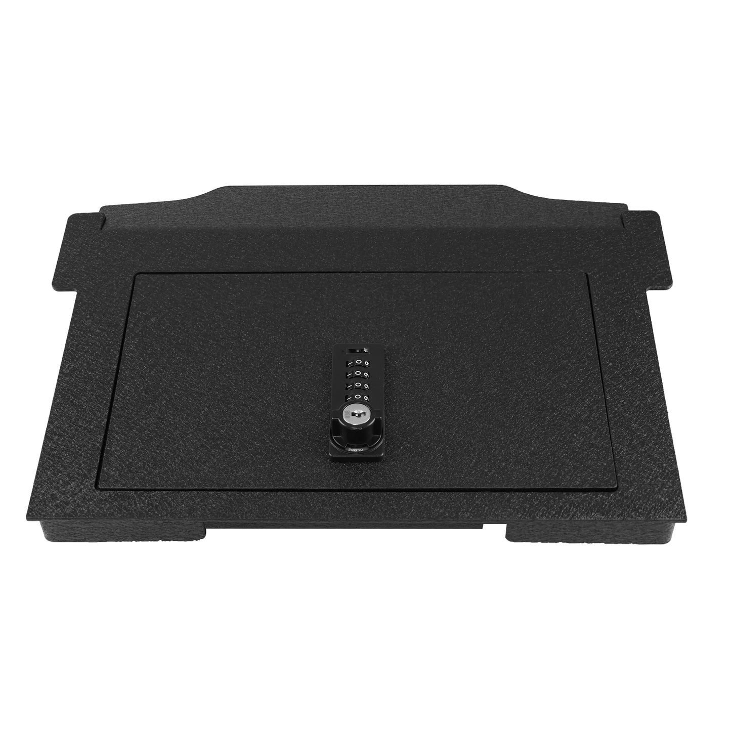 Pro Center Console Safe Gun Safe for 2021-2024 RAM TRX, 2022-2025 RAM GT, 2025 Ram RHO, 4-Digit Combination Lock with Key