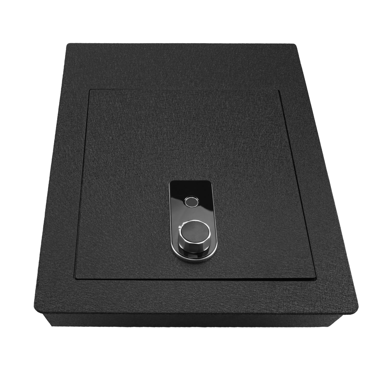 Pro Under Seat Console Safe for 2014 to 2018 Chevrolet Silverado 1500 and GMC Sierra 1500 with a underseat console bench seat Fingerprint Lock with Key