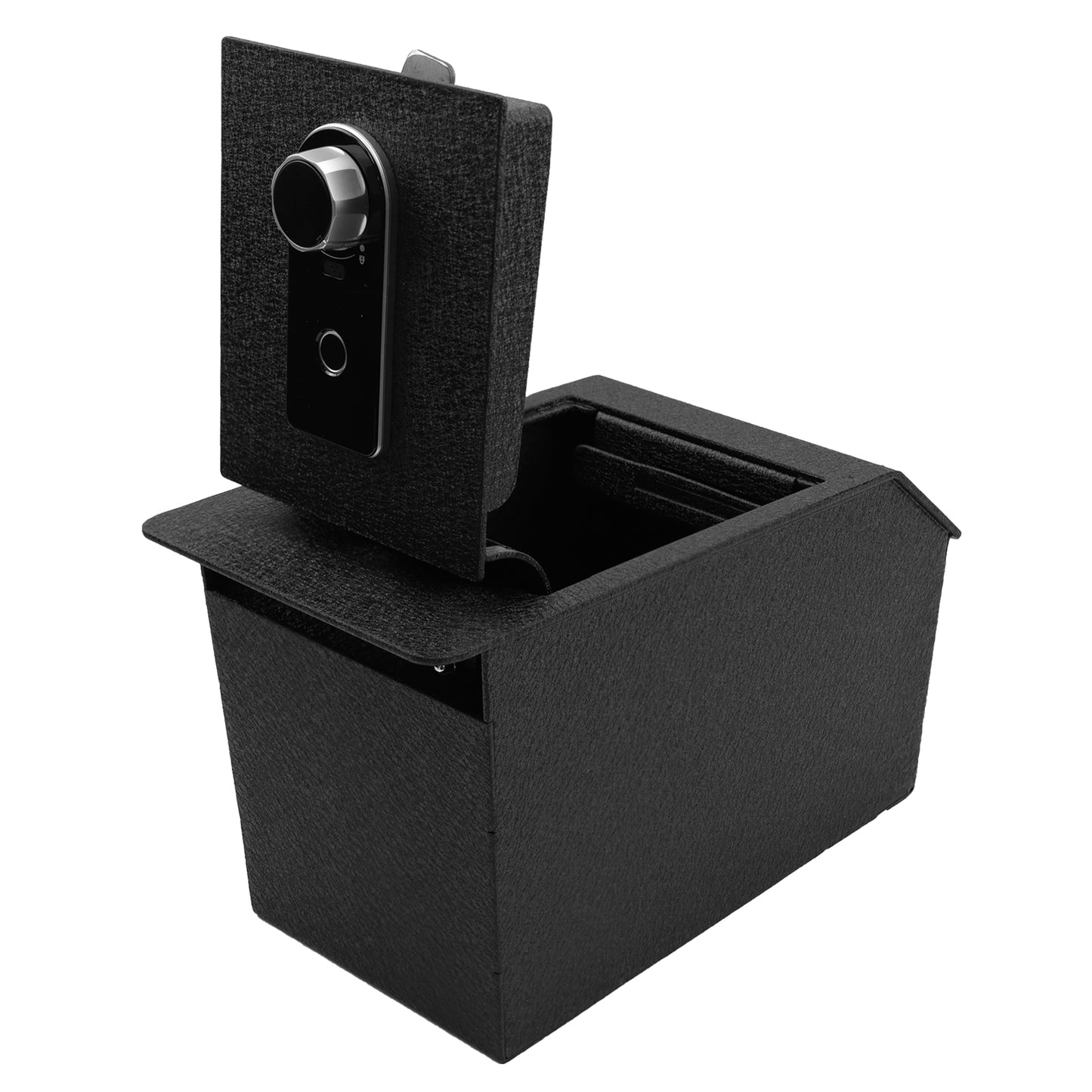 Pro Center Console Gun Safe for 2025 Toyota Camry, Fingerprint Lock with Key