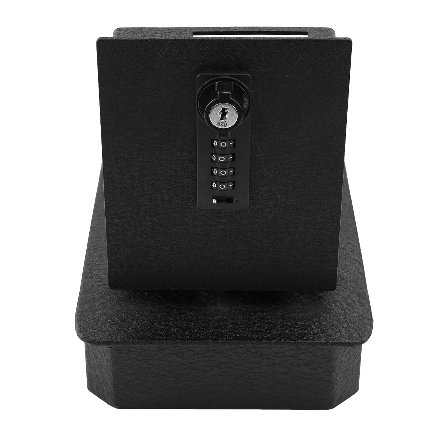 Pro Center Console Gun Safe for 2024-2025 Hyundai Santafe, 4-Digit Combination Lock with Key
