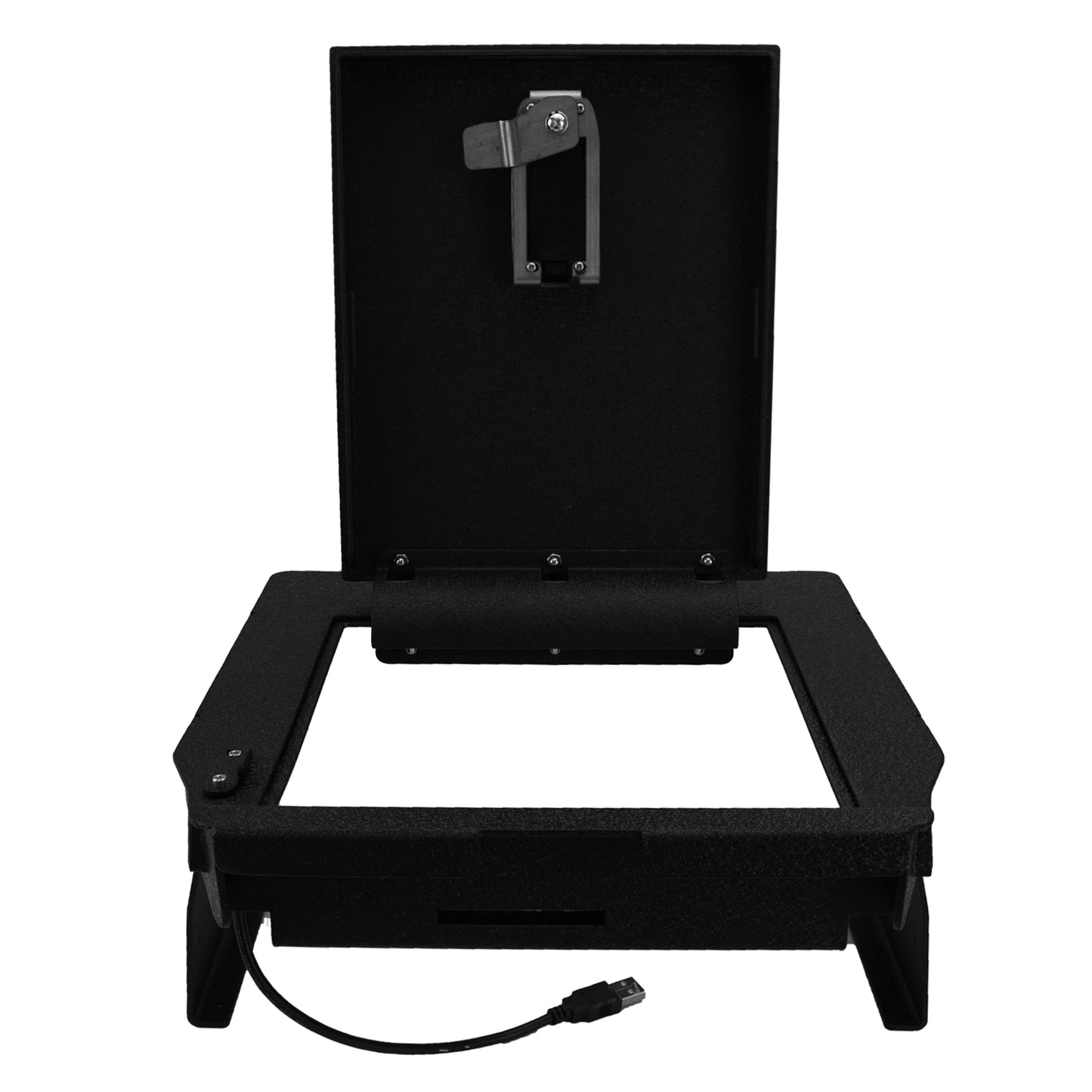 Pro Center Console Safe Gun Safe for 2021-2024 Ford F-150 and 2021-2024 Ford F-150 Lightning, Fingerprint Lock with Key