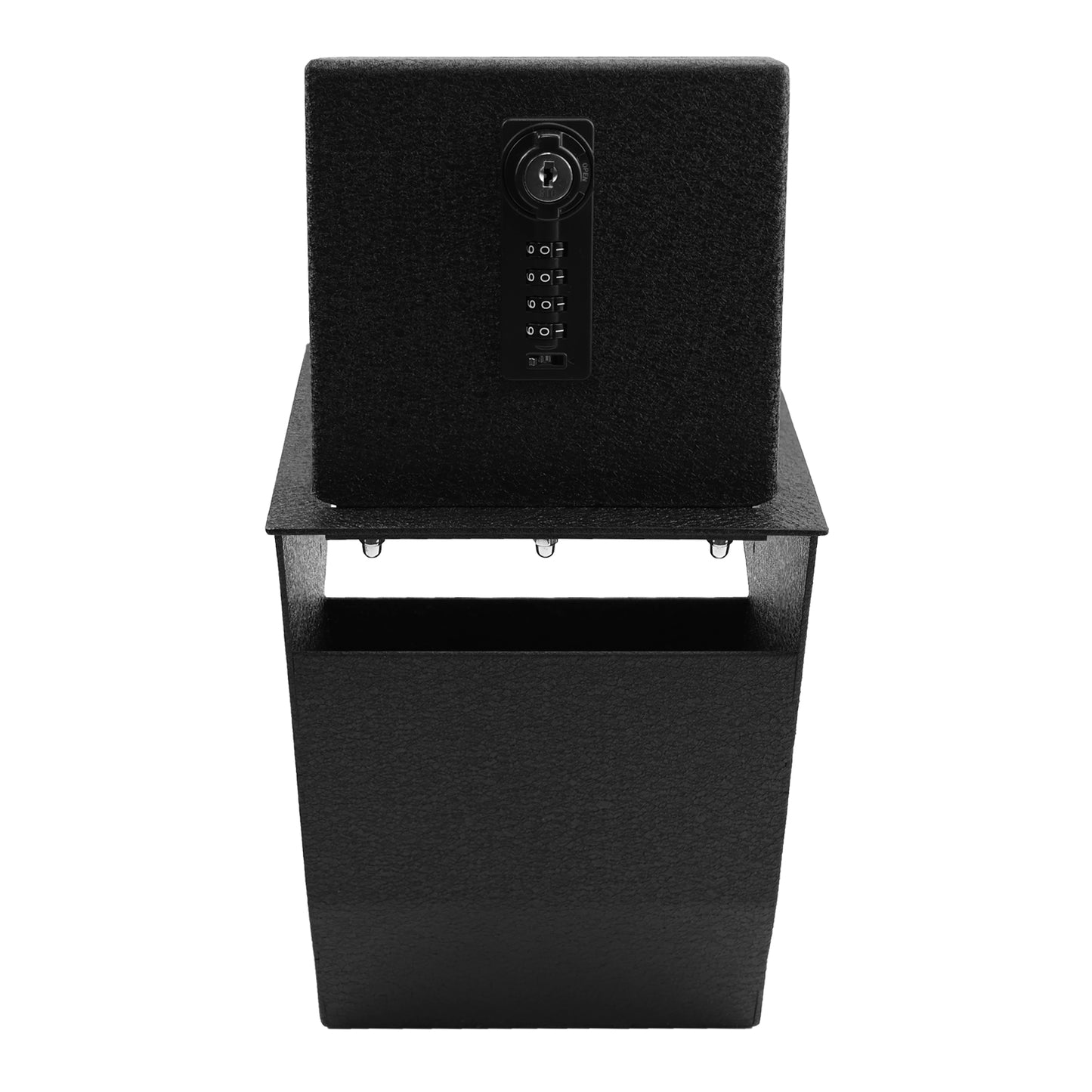 Center Console Gun Safe for 2018-2025 Mazda CX-5, 4-Digit Combination Lock with Key