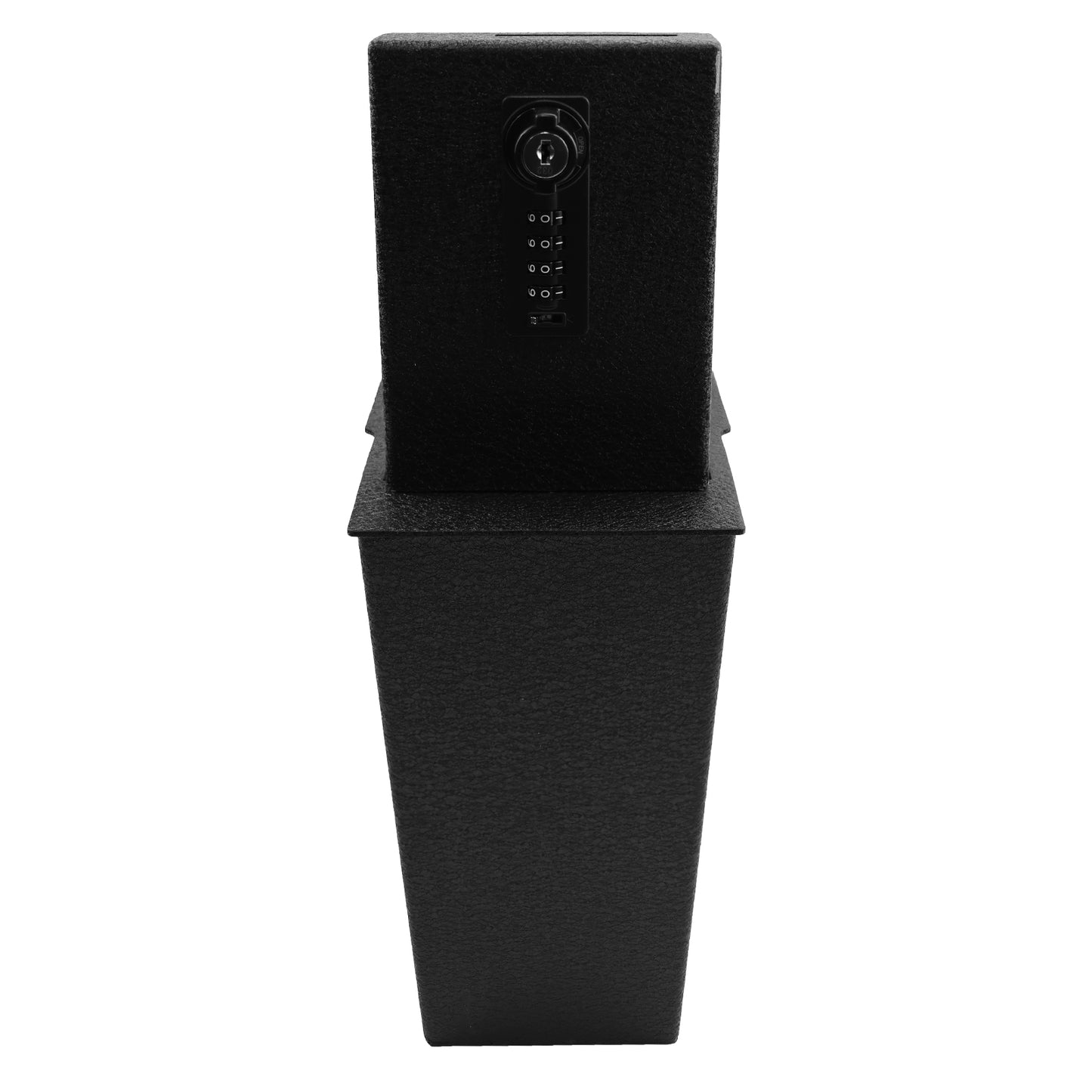 Center Console Gun Safe for 2025-2026 Chevrolet Equinox, 4-Digit Combination Lock with Key