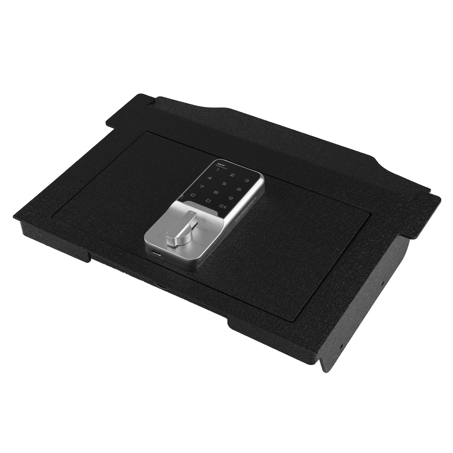 Pro Center Console Safe Gun Safe for 2021-2024 RAM TRX, 2022-2025 RAM GT, 2025 Ram RHO, Electronic Keypad Number Lock