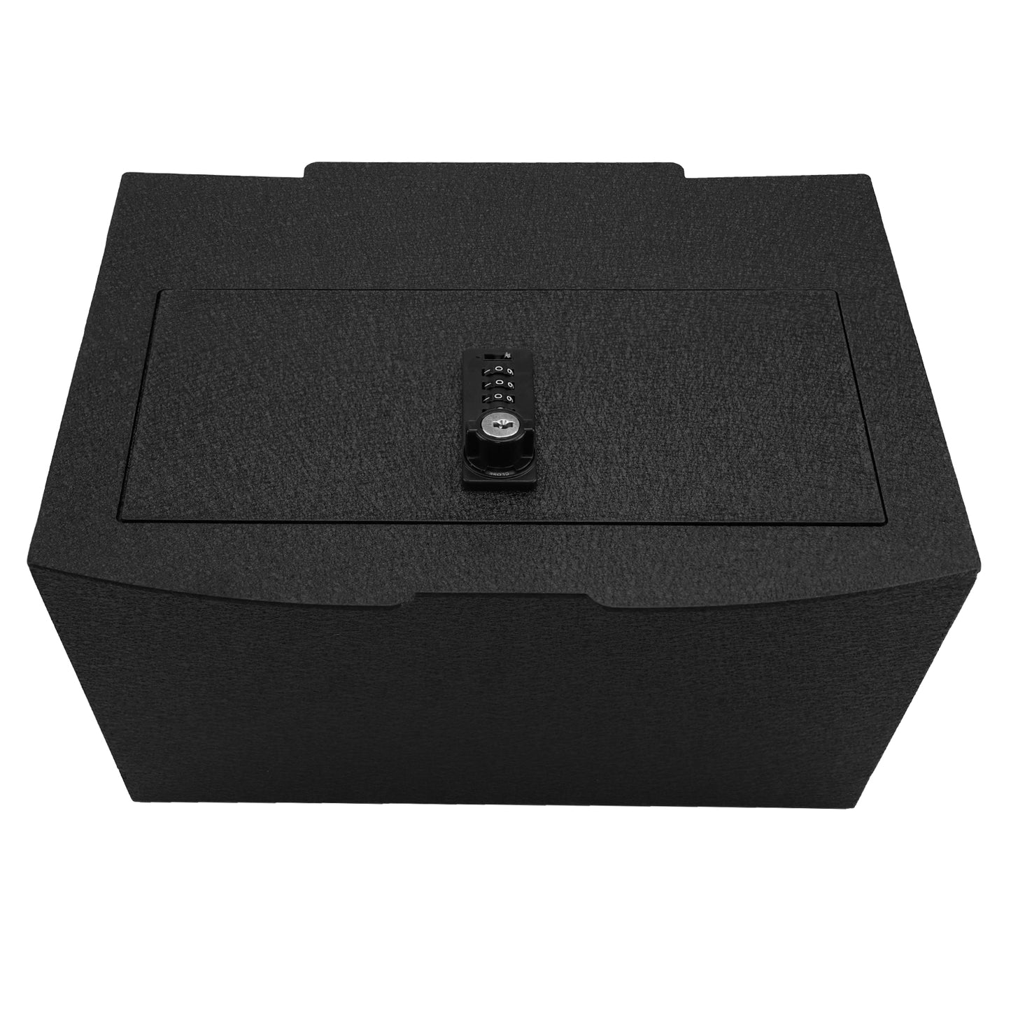 Pro Center Console Safe Gun Safe for 2009-2018 Dodge Ram 1500 2500 3500 and 2019 Dodge Ram 1500 Classic, 4-Digit Combination Lock with Key