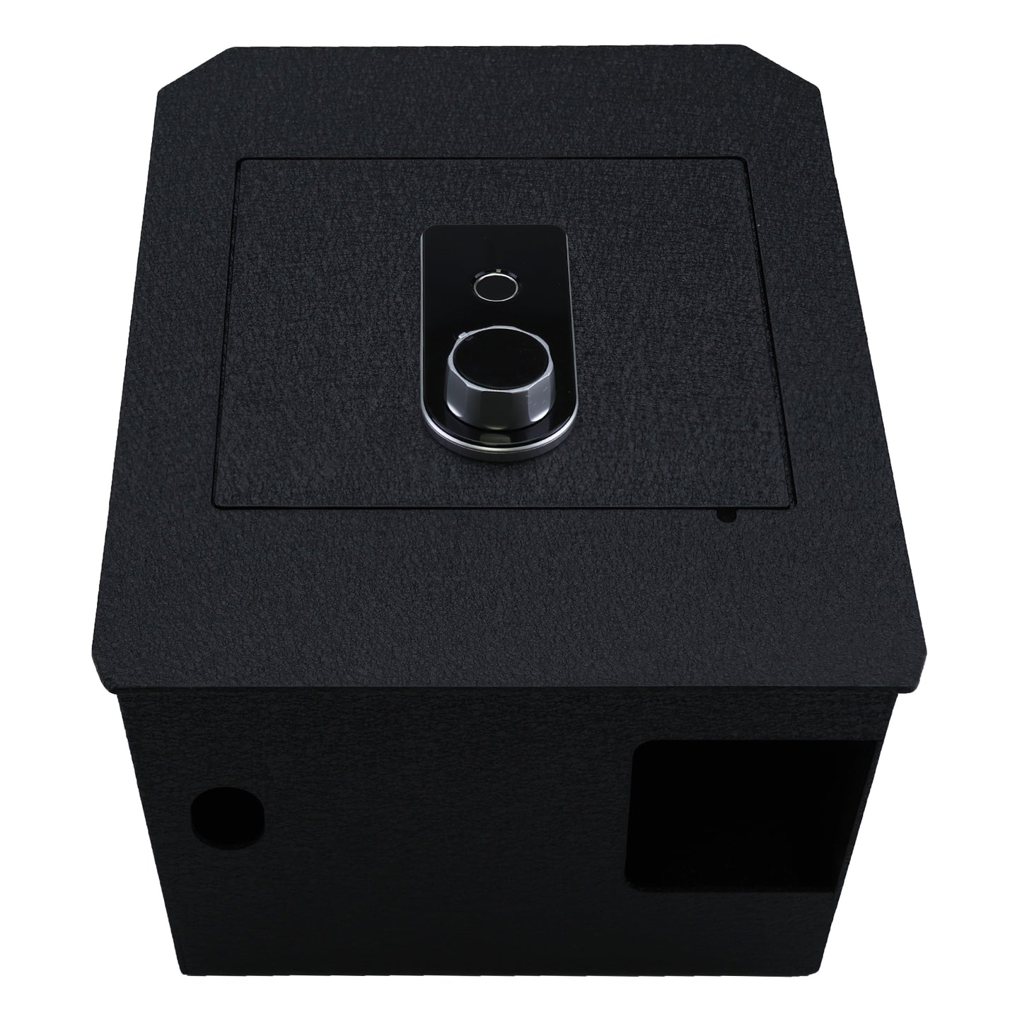 Pro Center Console Safe Gun Safe for 2024-2025 Tesla Cybertruck, Fingerprint Lock with Key