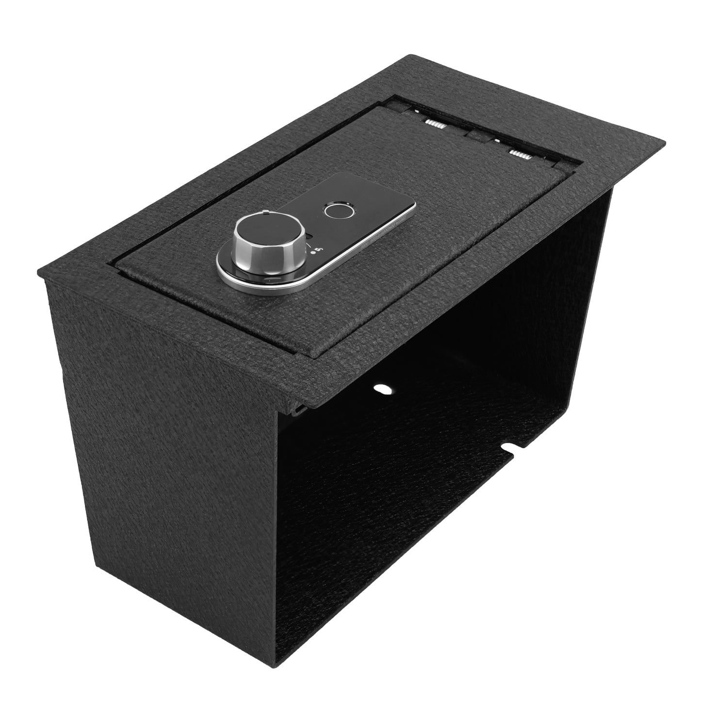 Center Console Gun Safe for 2021-2025 Lexus NX 250/350/350h/450h+, Fingerprint Lock with Key