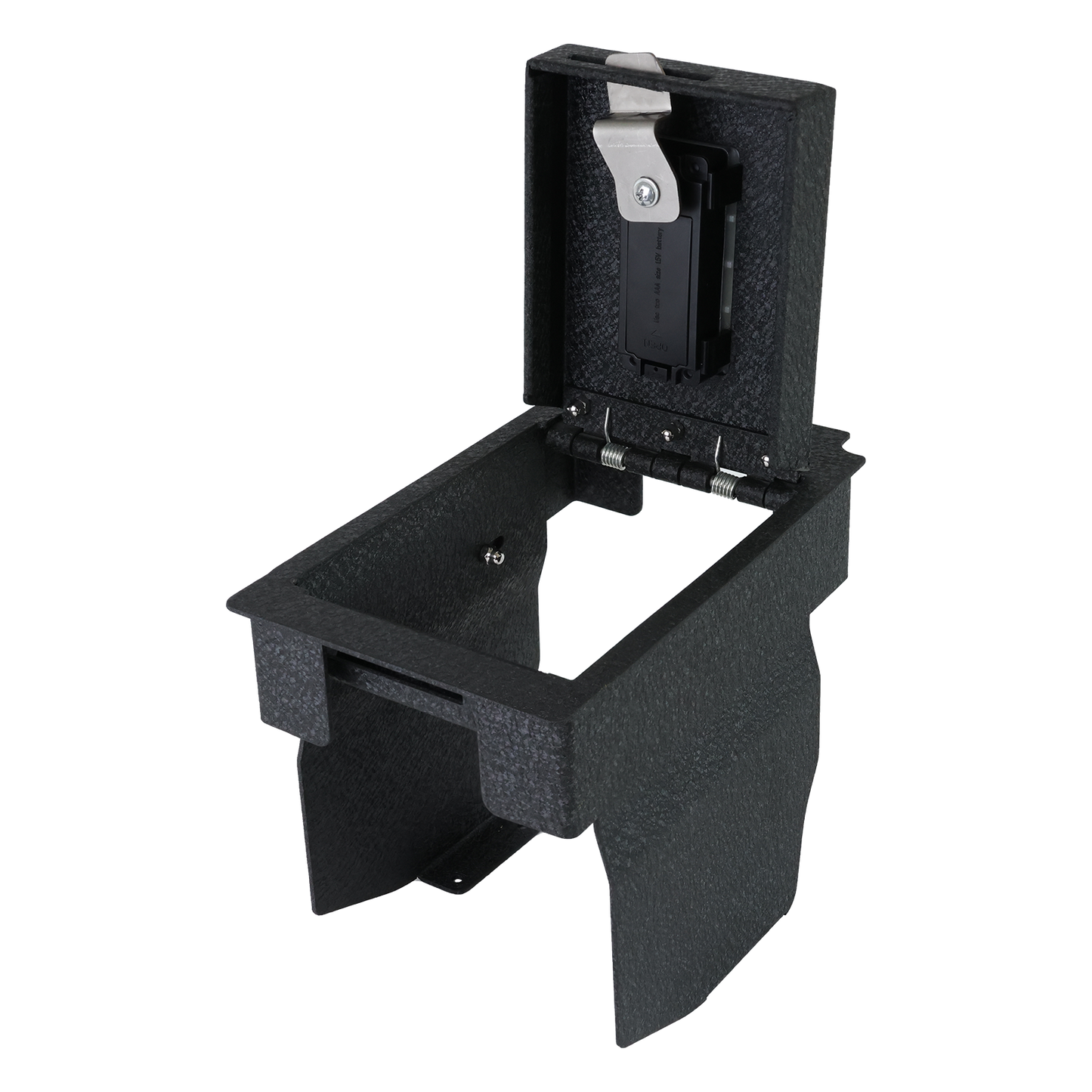 Caja fuerte para consola central para armas para Lincoln MKC 2015-2019, cerradura de huellas dactilares con llave