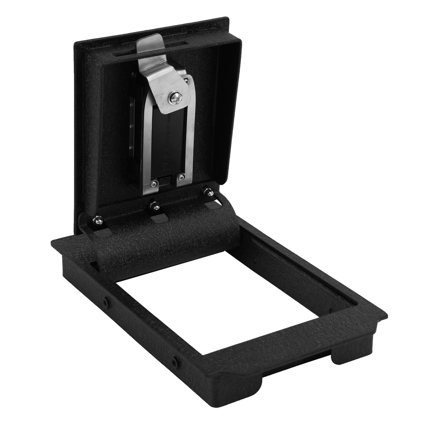 Pro Center Console Gun Safe for 2023-2026 Benz GLC, Fingerprint Lock with Key