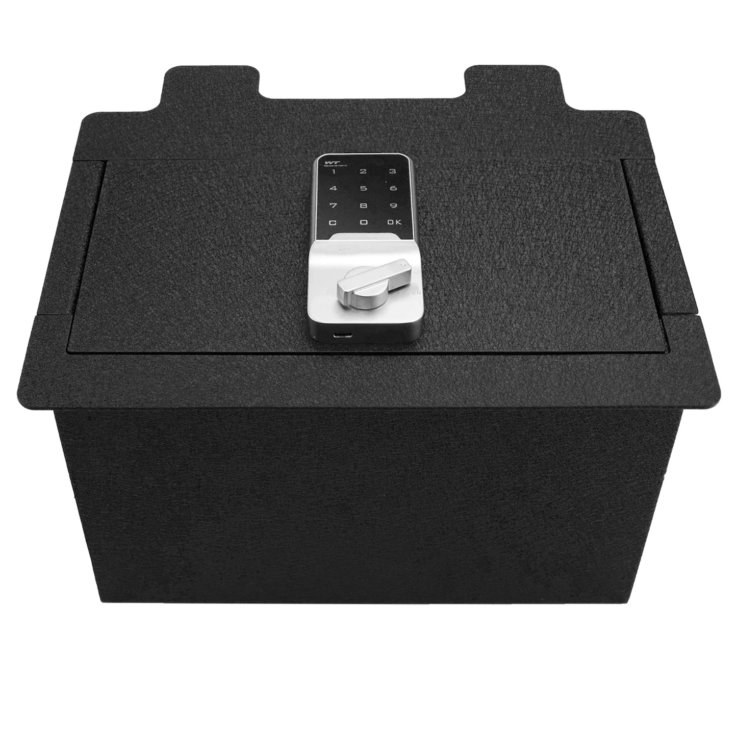 Pro Center Console Safe Gun Safe for 2019-2022 Chevrolet Silverado 1500, Electronic Number Lock