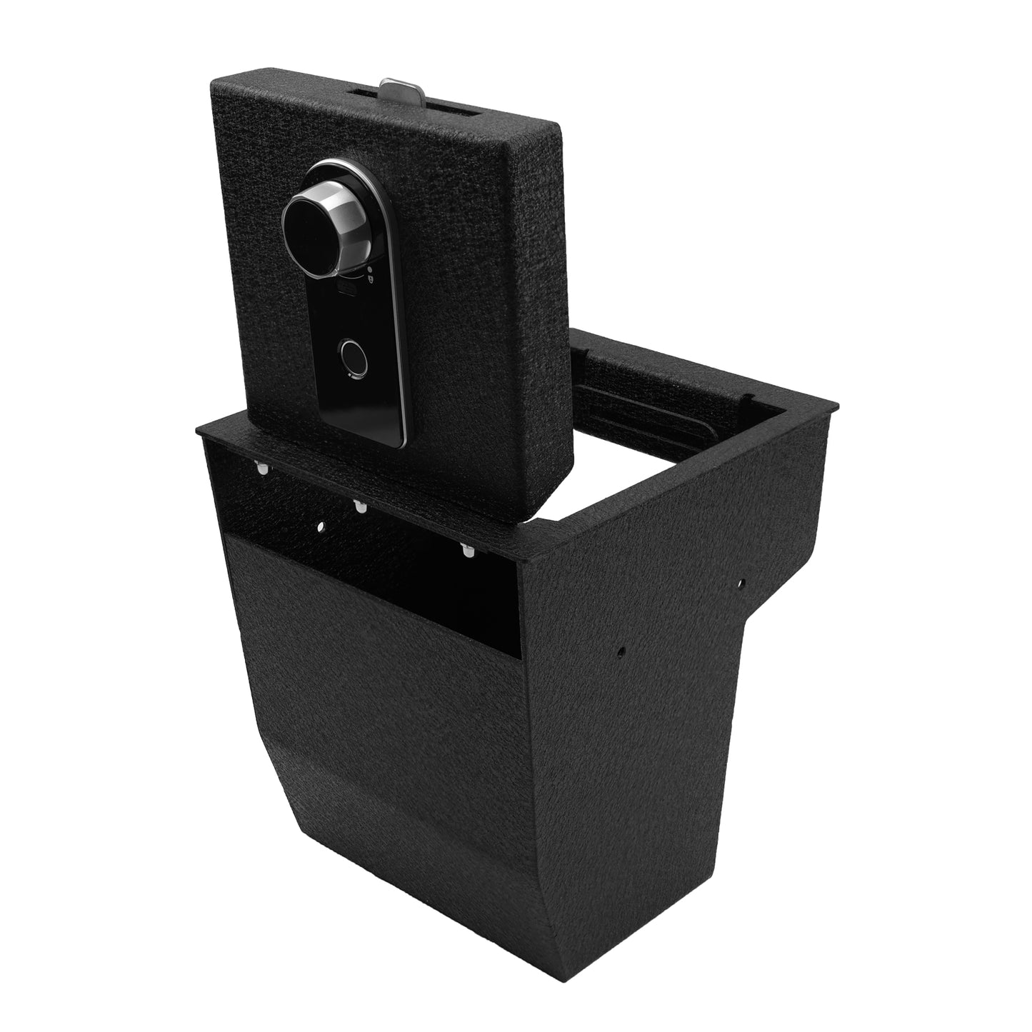 Center Console Gun Safe for 2018-2025 Mazda CX-5, Fingerprint Lock with Key