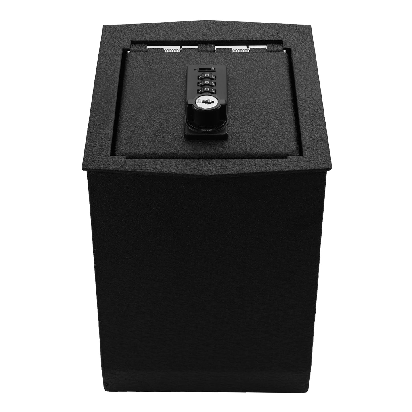 Center Console Gun Safe for 2025 Subaru Forester, 4-Digit Combination Lock with Key