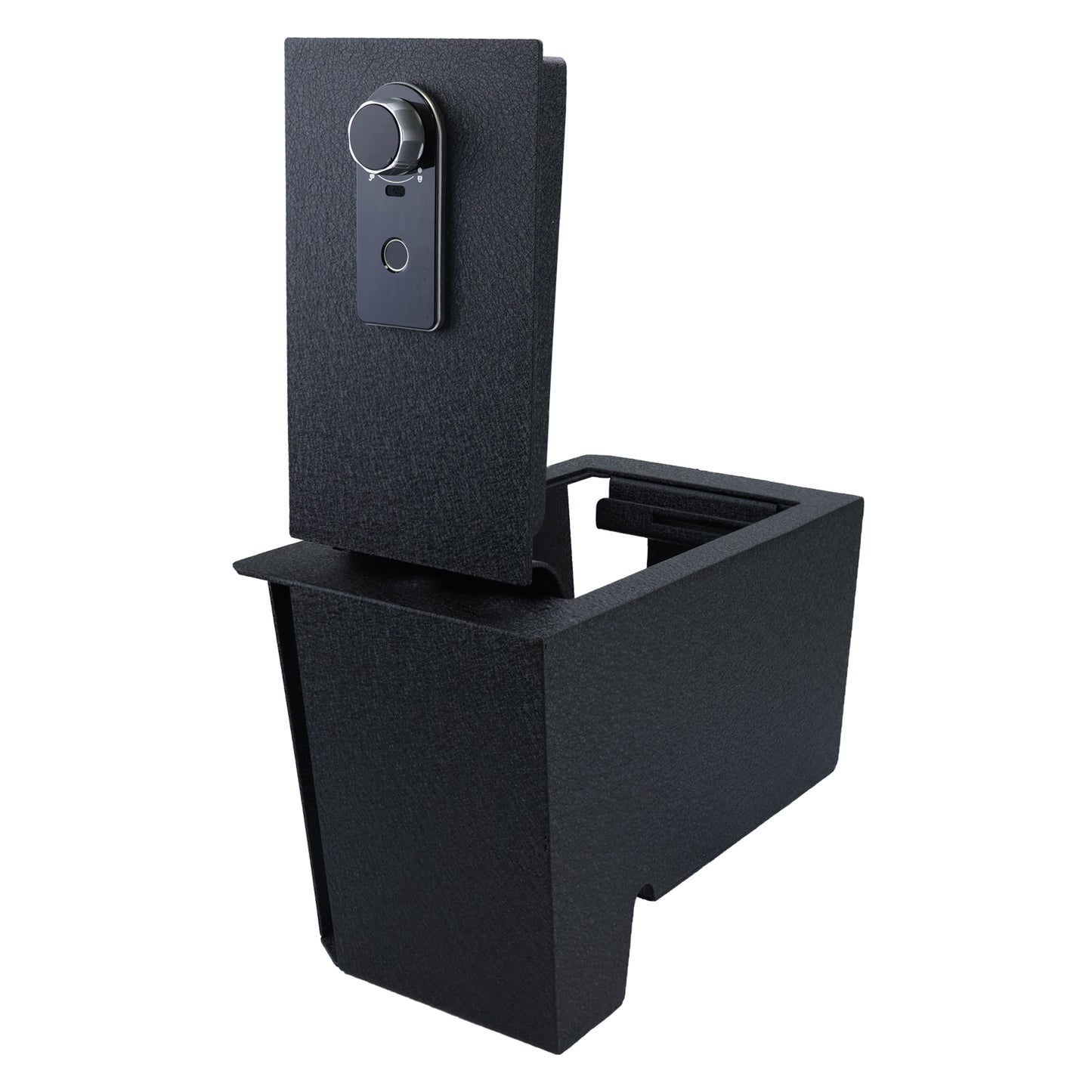 Pro Center Console Safe Gun Safe for 2022-2026 Toyota Tundra and 2023-2026 Toyota Sequoia,Fingerprint Lock with Backup Key.