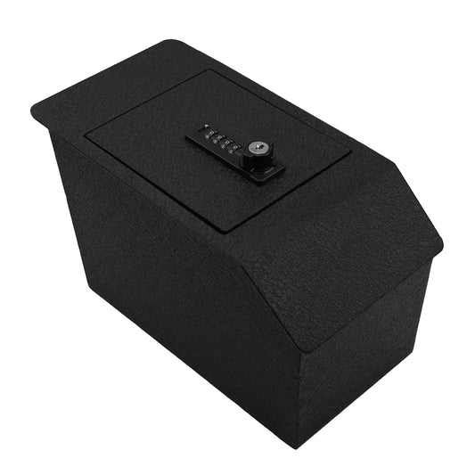 Pro Center Console Gun Safe for 2025 Toyota Camry, 4-Digit Combination Lock with Key