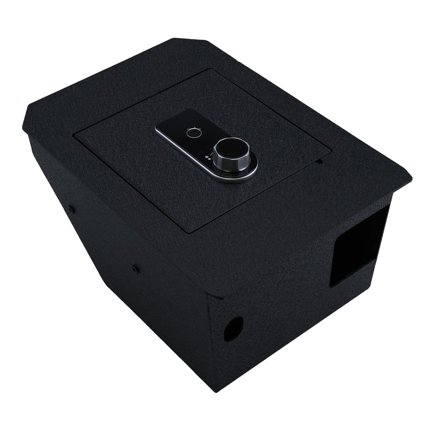 Pro Center Console Safe Gun Safe for 2024-2025 Tesla Cybertruck, Fingerprint Lock with Key