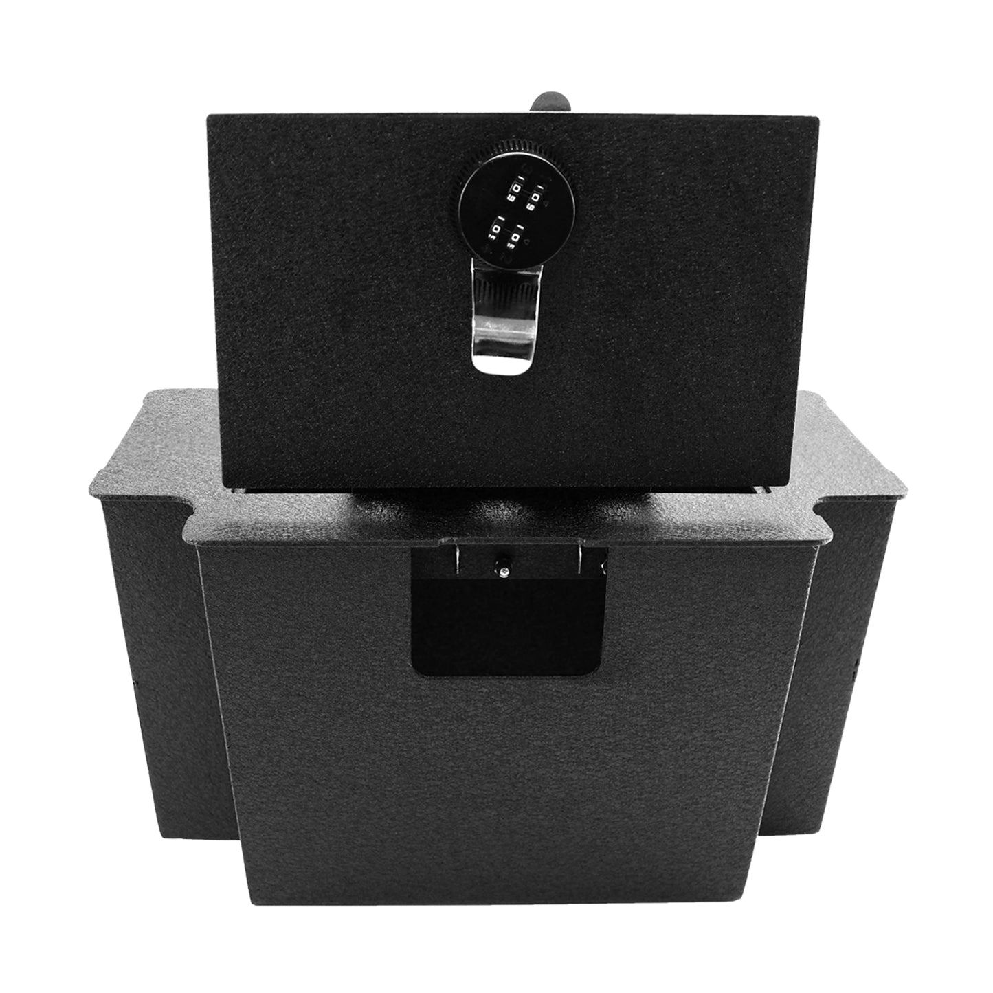 Pro Center Console Safe Gun Safe for 2023-2025 Chevy Silverado 1500,2500HD,3500HD 2023-2025 GMC Sierra 1500 and 2024 GMC 2500, 4-Digit Combination Lock
