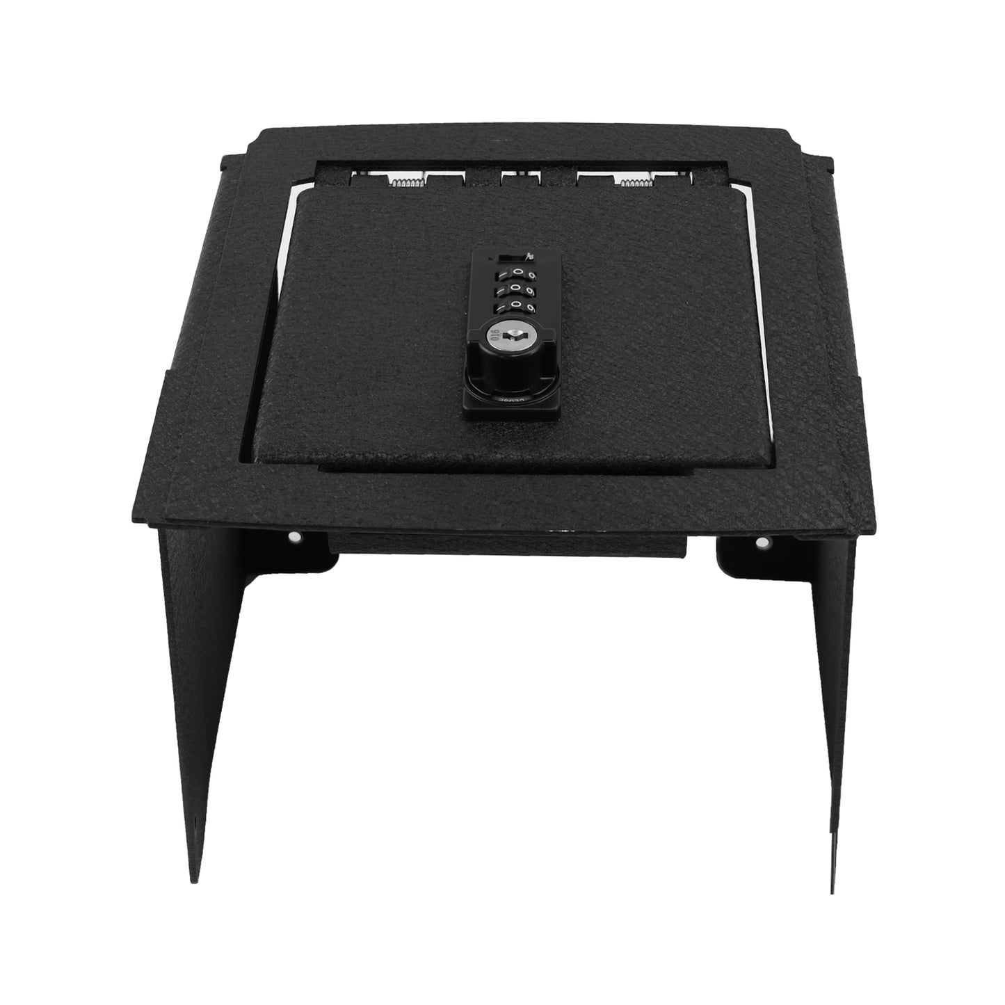 Center Console Gun Safe for 2025-2026 Ford Bronco [4 Door Automatic Transmission], 4-Digit Combination Lock with Key