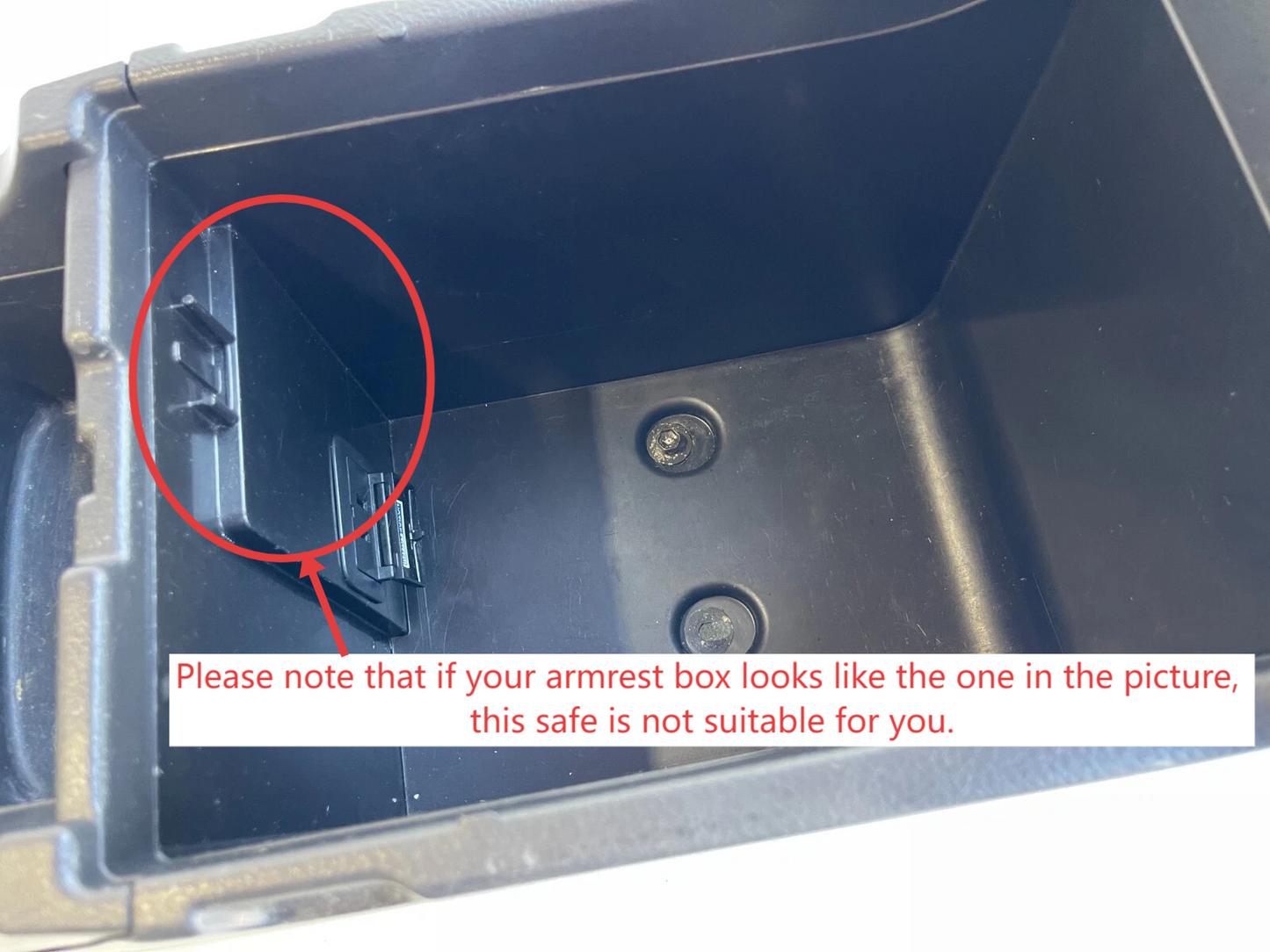 Pro Center Console Safe Gun Safe for 2003-2009 Toyota 4Runner, Electronic Number Lock