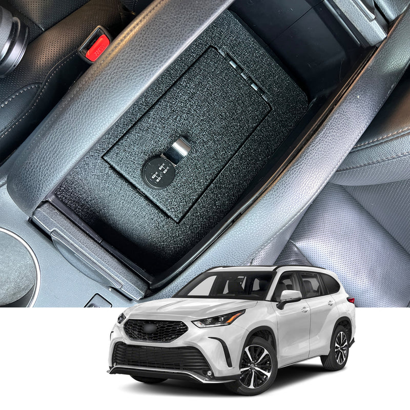 Console Safe | Toyota Highlander 2014–19 | 4D Combo