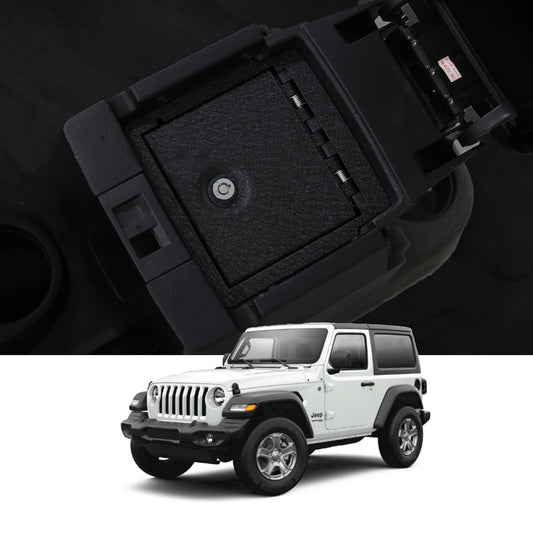 Center Console Safe Gun Safe for 2011-2017 Jeep Wrangler JK, triple lock