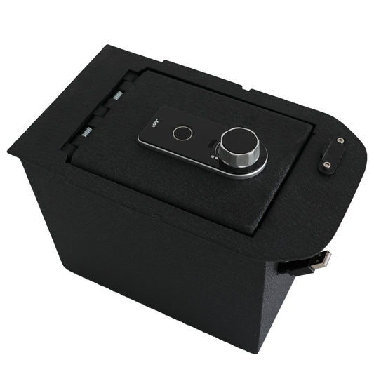 Caja fuerte para consola central para Toyota RAV4 2020-2023, cerradura de huella digital con llave