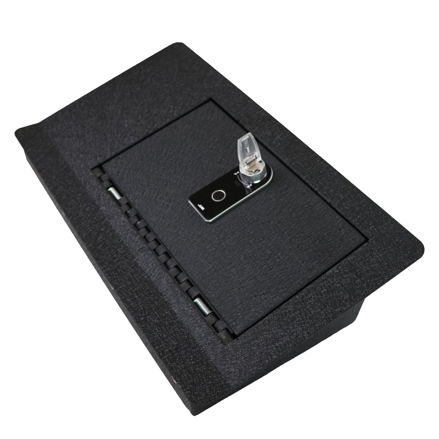 Under Seat Console Safe Gun Safe Box for 2021-2024 Ford Bronco Sport, Fingerprint Lock with Key