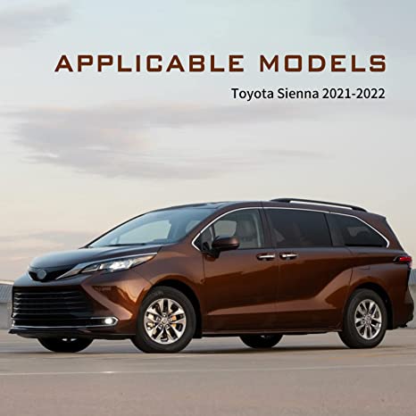 Caja fuerte para consola central para Toyota Sienna 2021-2023, cerradura de huella digital con llave
