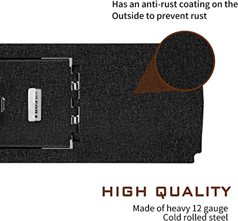 Center Console Safe Gun Safe for 2017-2022 Honda CR-V, 4-Digit Combo Lock