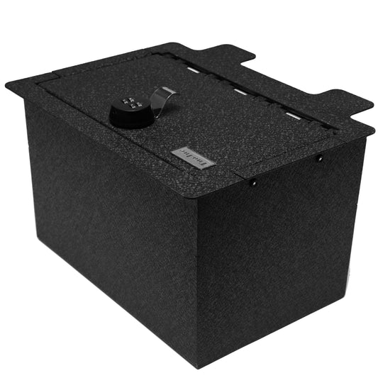 Center Console Safe Gun Safe for 2019-2022 Chevy Silverado 1500 / GMC Sierra 1500 and  2020-2022 Chevy Silverado 2500/3500/ GMC Sierra 2500/3500, 4-Digit Combo Lock